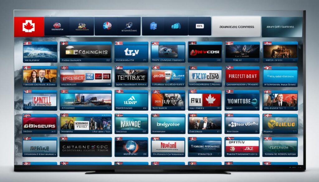 Canada IPTV Subscription Interface