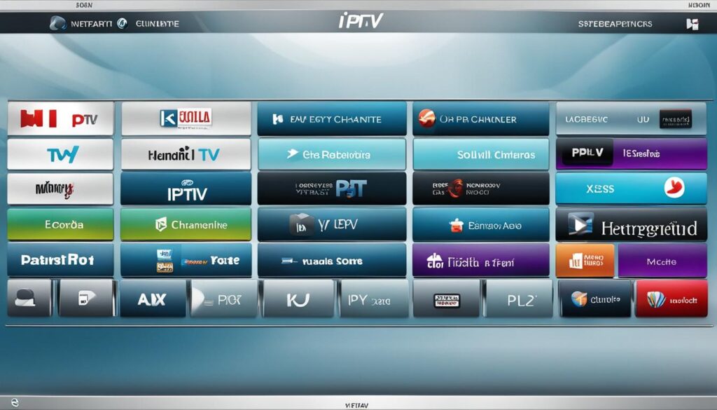User-friendly IPTV services interface
