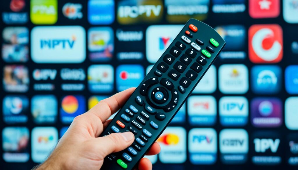 IPTV service selection