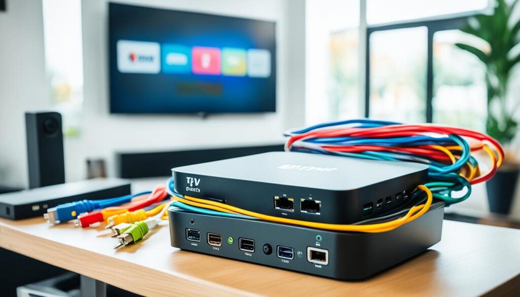 IPTV box installation