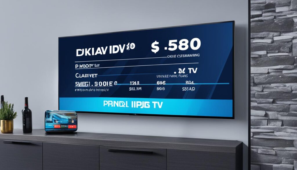 IPTV subscription cost