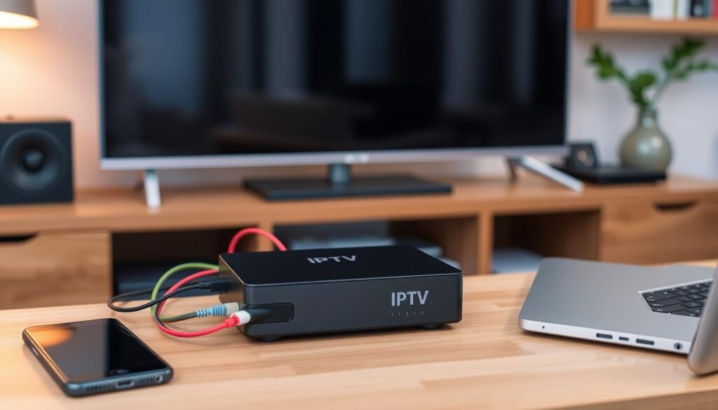 IPTV box setup instructions