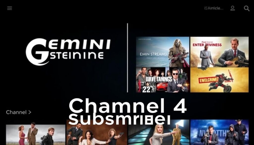 Gemini Streamz IPTV Channel4 subscription image
