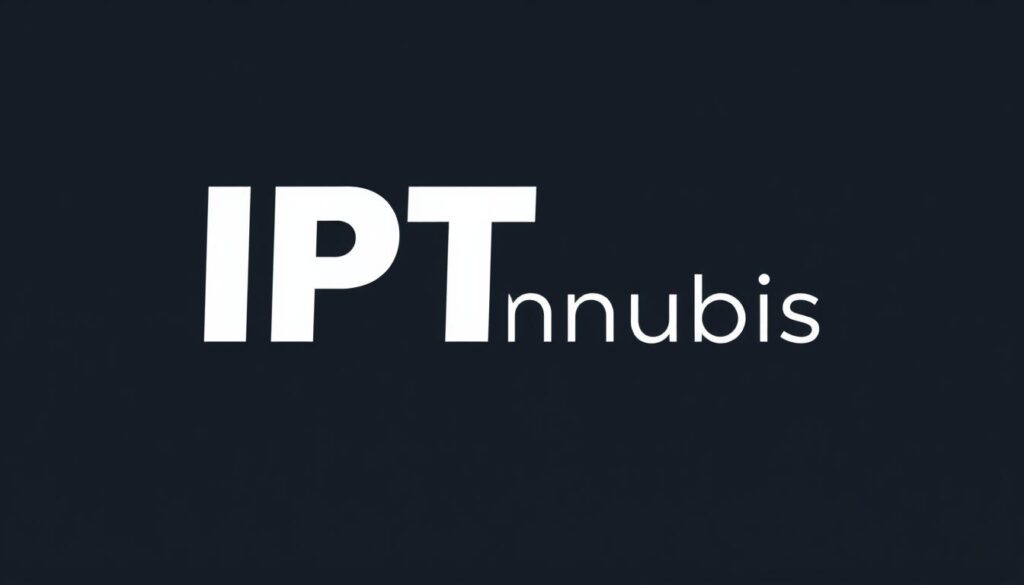 Generate an image of IPTVAnubis service logo
