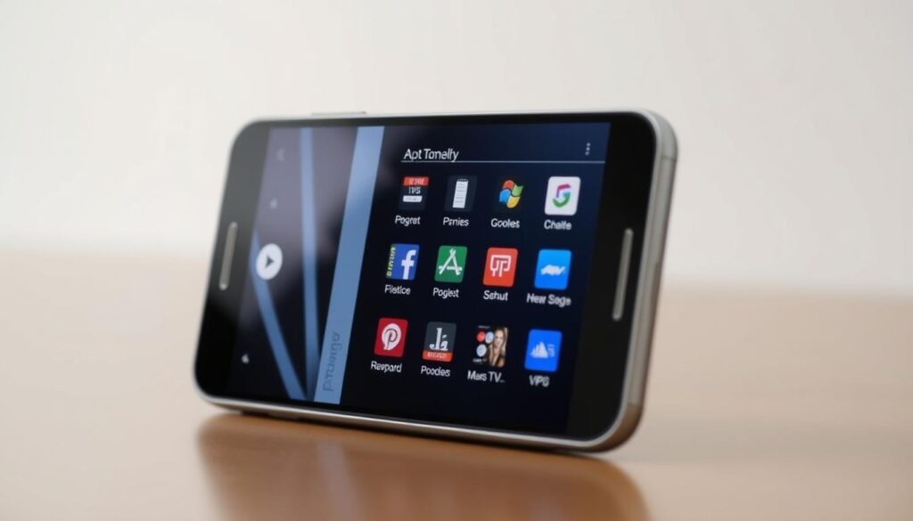 Generate an image of the IPTV Extreme Pro app's main screen on an Android phone.