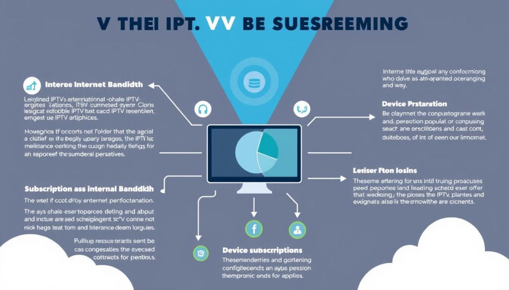 Générer une image représentant les exigences de streaming IPTV