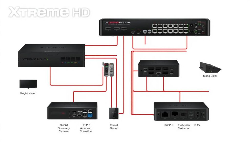 Image of Xtreme HD IPTV multi-connection setup