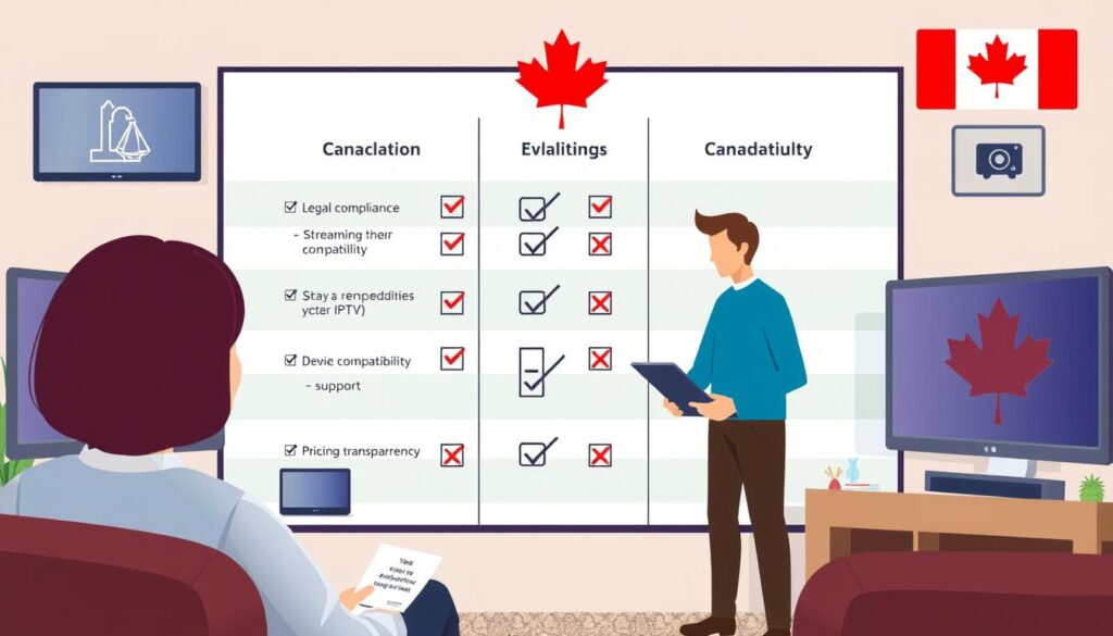 Checklist for choosing a reliable and secure IPTV provider in Canada