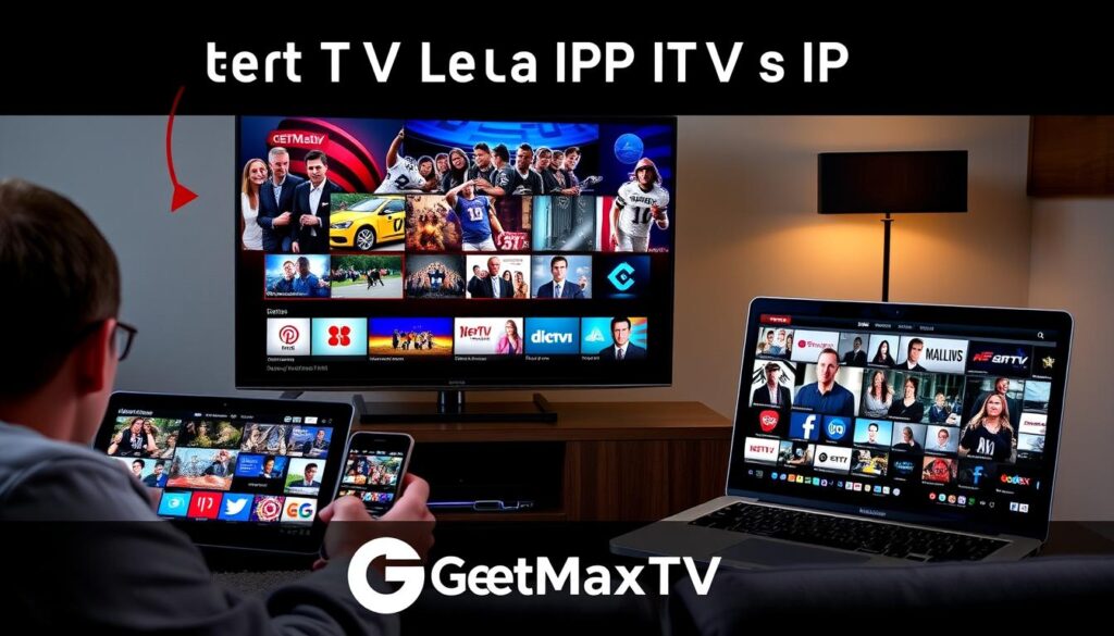GetMaxTV legal IPTV subscription service on multiple devices