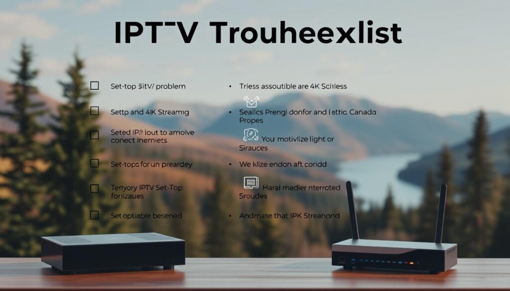 iptv troubleshooting checklist canada