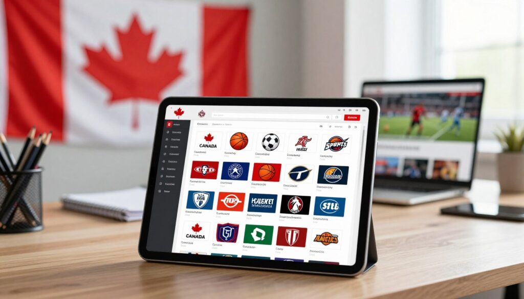 how to build a sports channel list in canada categories to request
