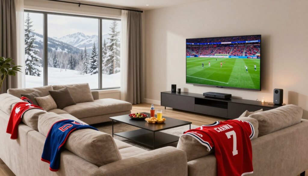 iptv living room sports setup in canada